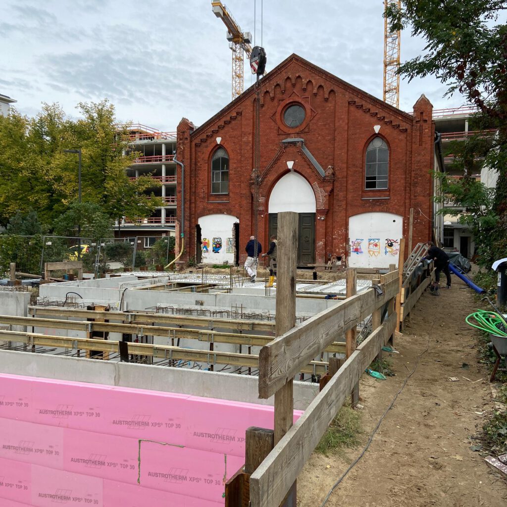 Bau-Blog – Baptistenkirche Wedding