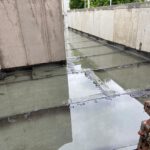 Neue Terrasse im Neubauobergeschoss